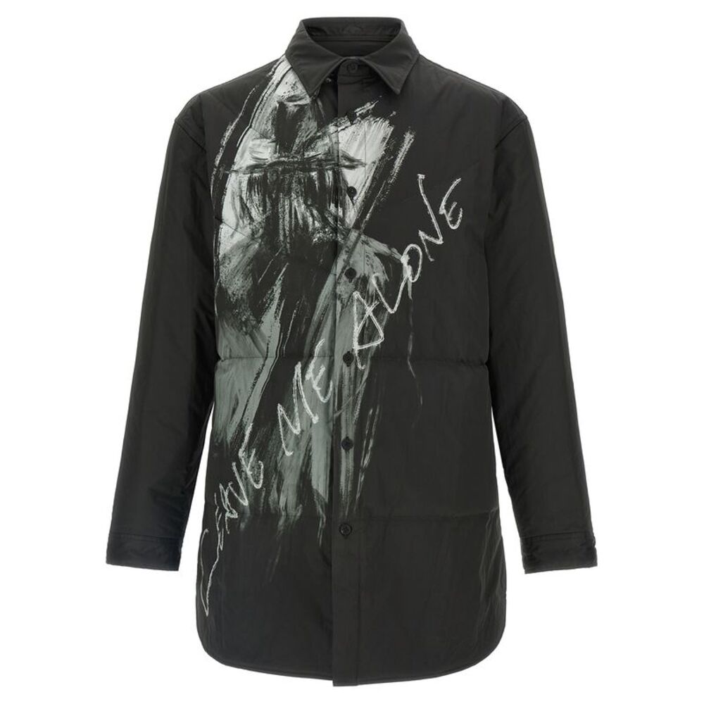 Yohji Yamamoto Black Polyester Men's Blouse